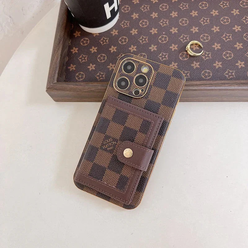 Lou Classic Color Card Bag iPhone Case