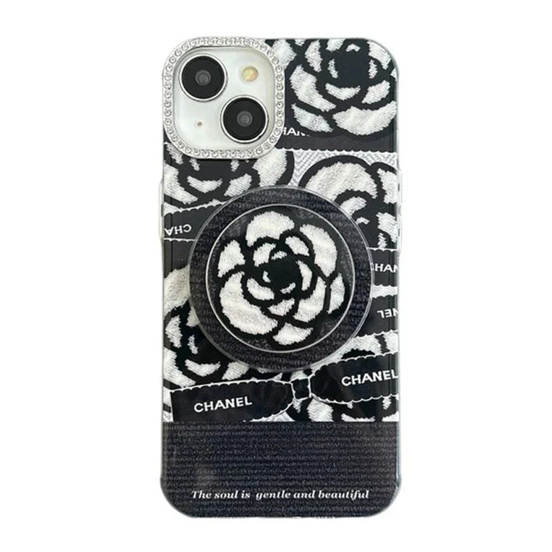 CC MagSafe Crystal Camera Camellia iPhone Case
