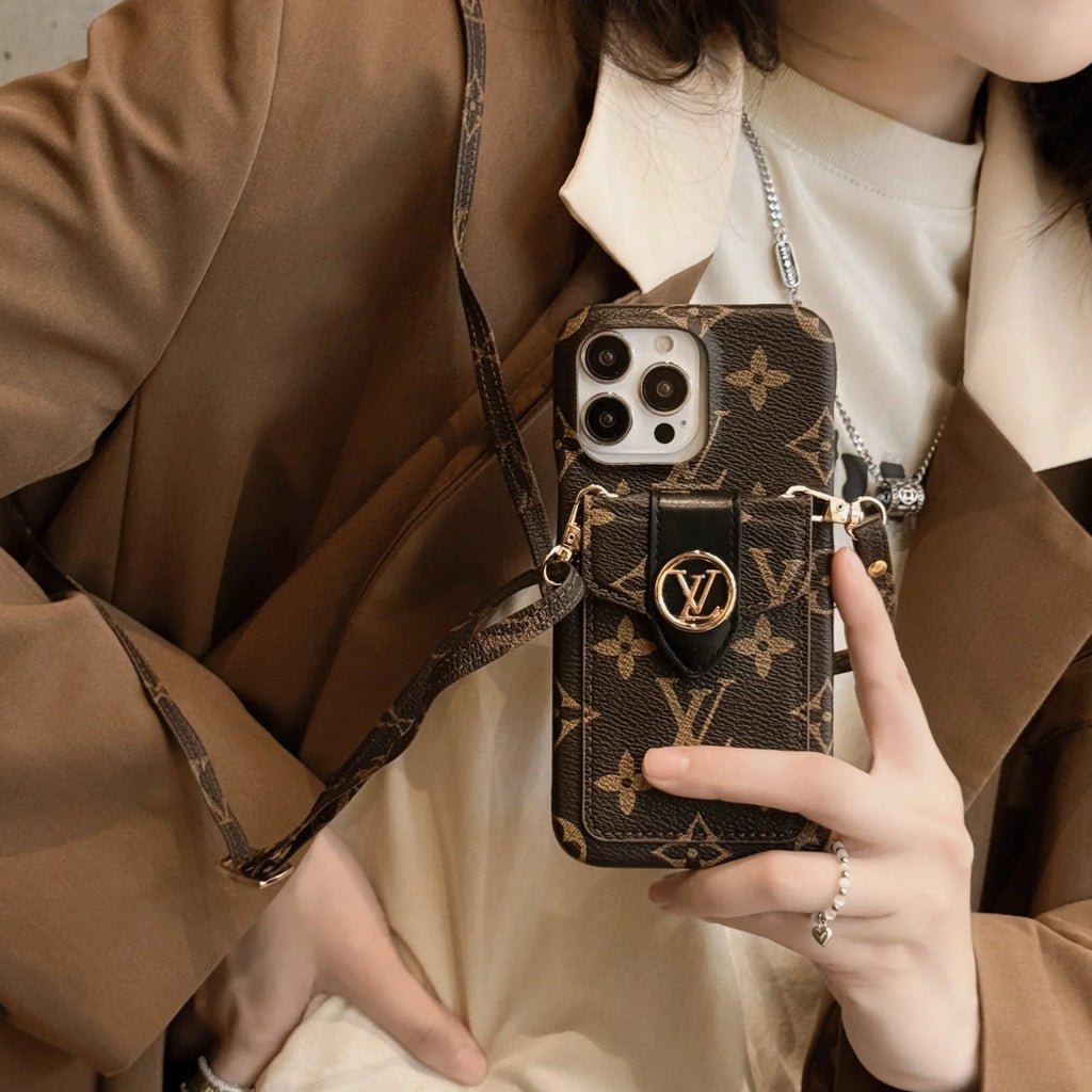 Lou Card Holder Chain iPhone Case
