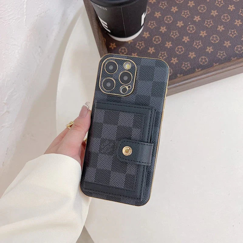 Lou Classic Color Card Bag iPhone Case