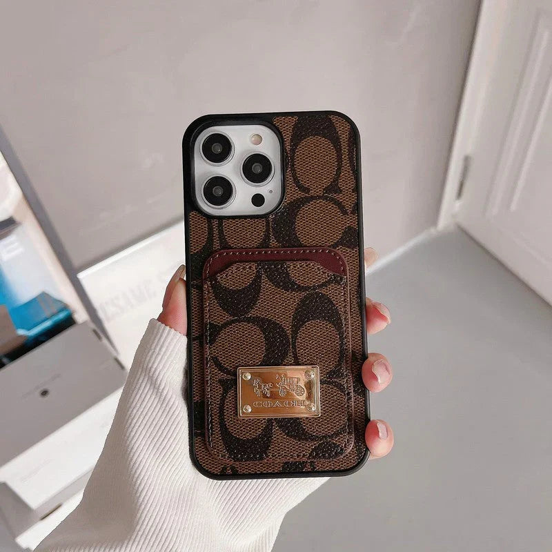 Coa Card Bag Leather iPhone Case