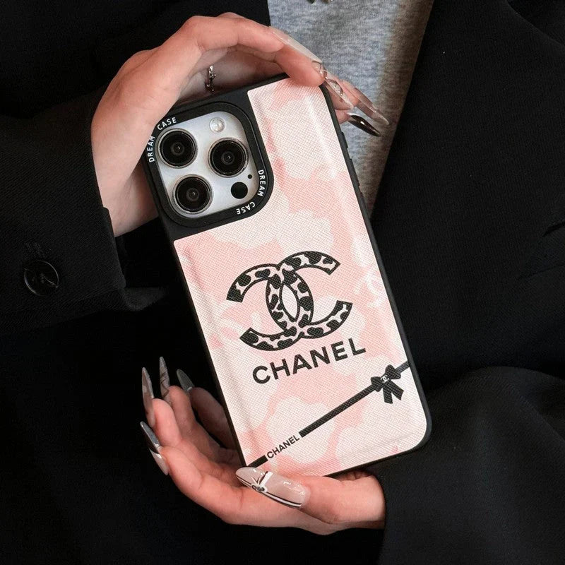 CC Camellia Leather iPhone Case