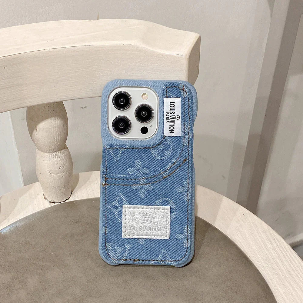 Lou Jeans Pattern iPhone Case