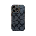 Coach iPhone Case Leather Black -QBK240513