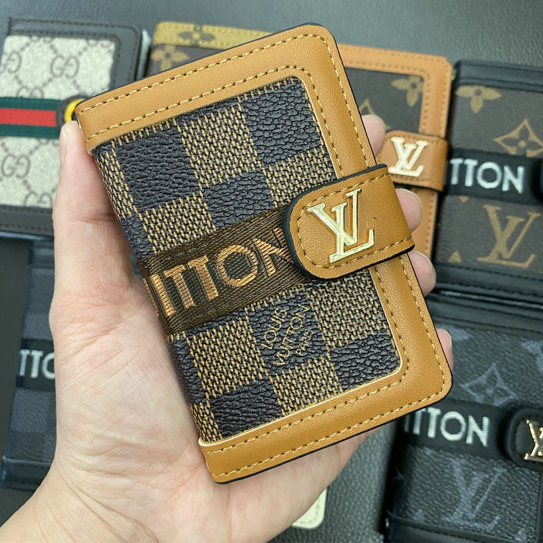Leather High Quality Flip Card Holder
