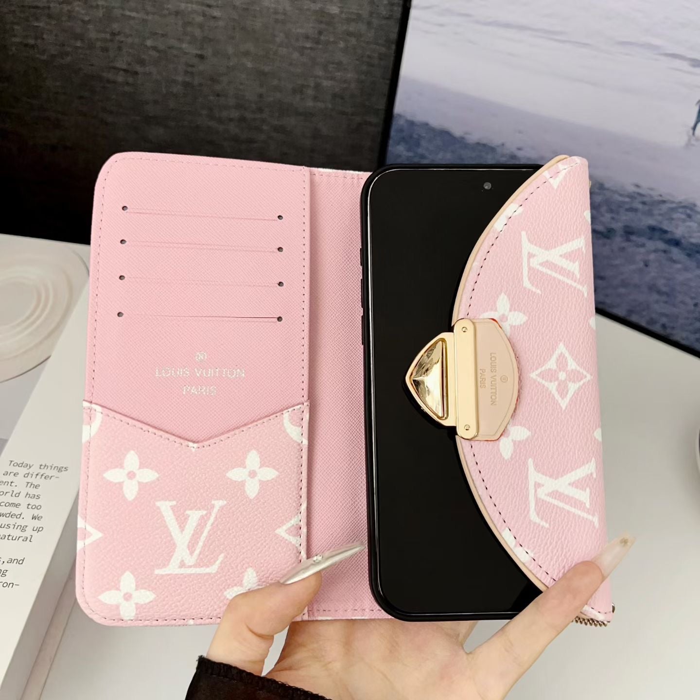 New Wallet Design Phone Cover For iPhone