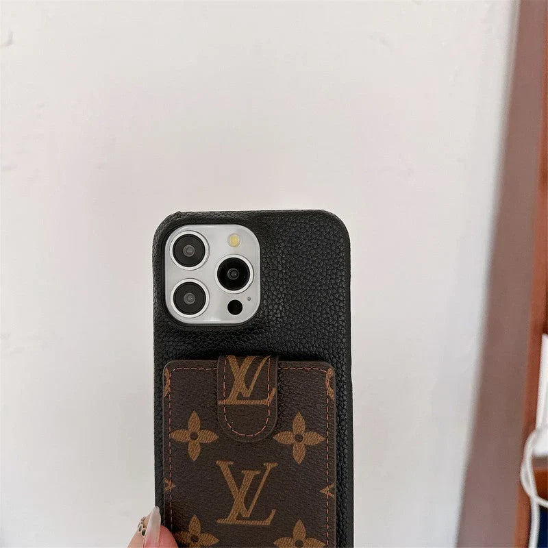 Lou Card Bag Crossbody Chain iPhone Case