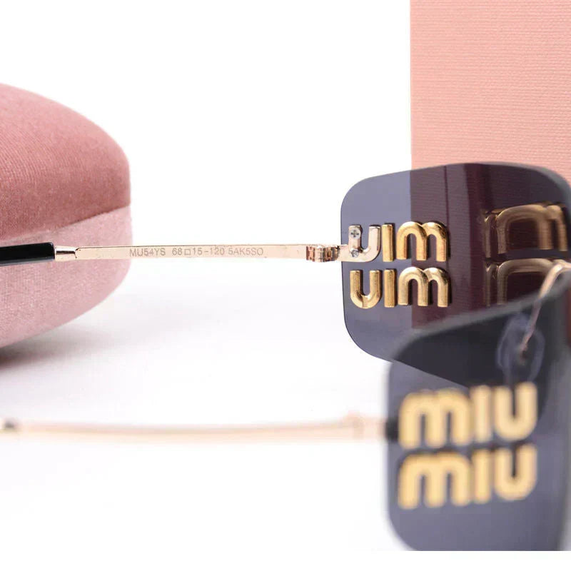 Fashionable frameless sunglassess