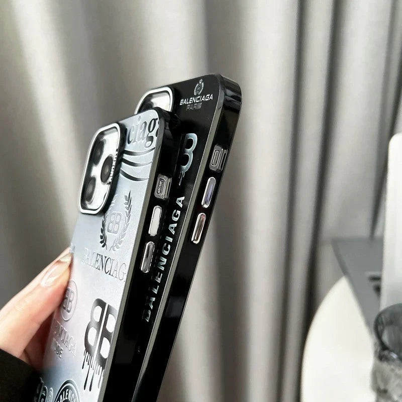 BB Black & Silver iPhone Case