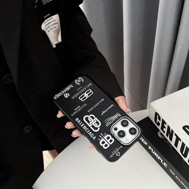 BB Black & Silver iPhone Case