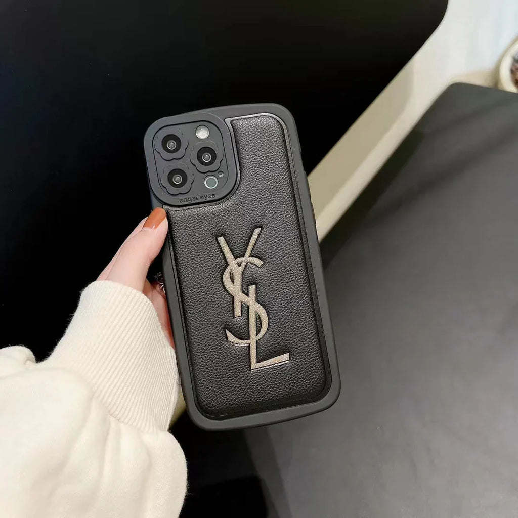 Luxurious Golden Logo Phone Case