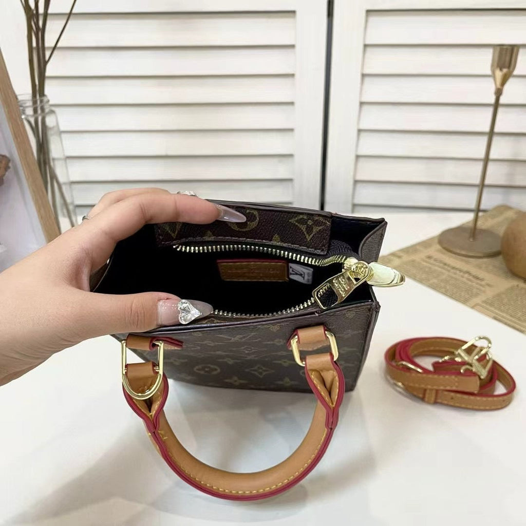 Classic Tote Bag With Crossbody Strap-1-2
