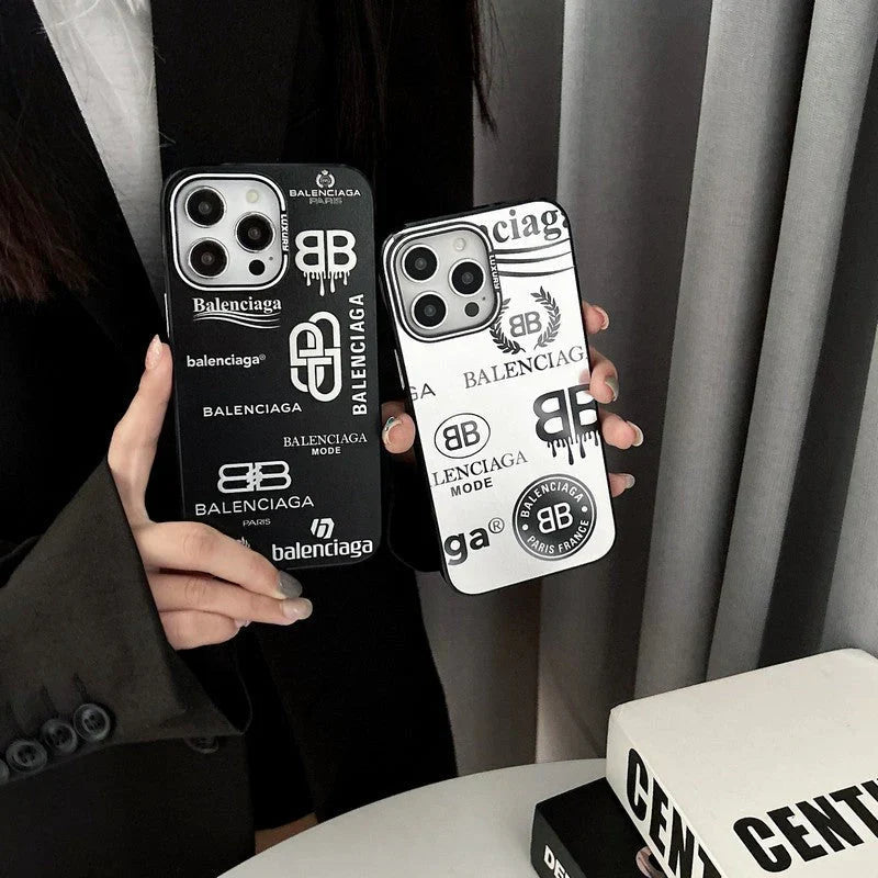 BB Black & Silver iPhone Case