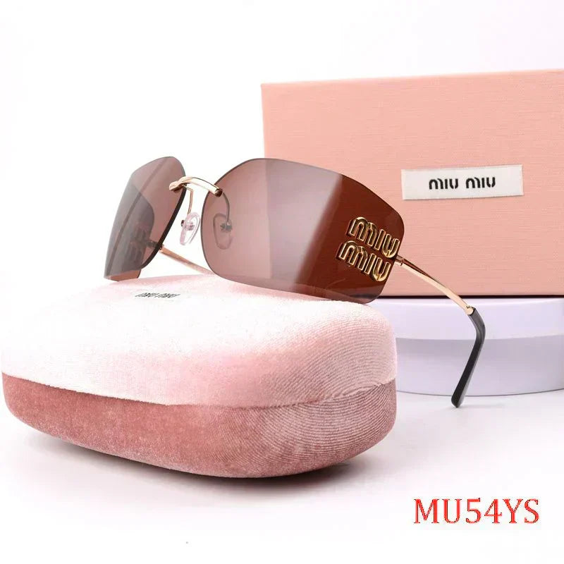 Fashionable frameless sunglassess