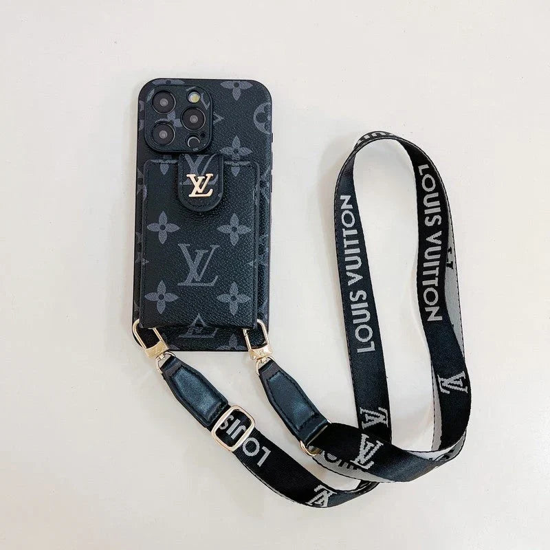 Lou Card Bag Crossbody Color Chain iPhone Case