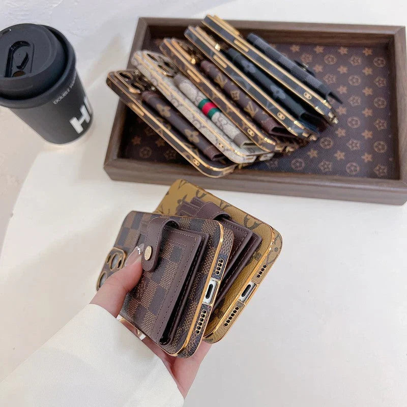 Lou Classic Color Card Bag iPhone Case