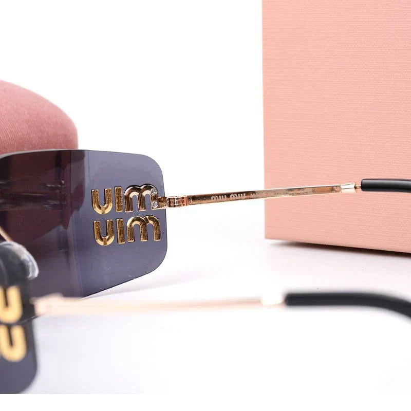 Fashionable frameless sunglassess