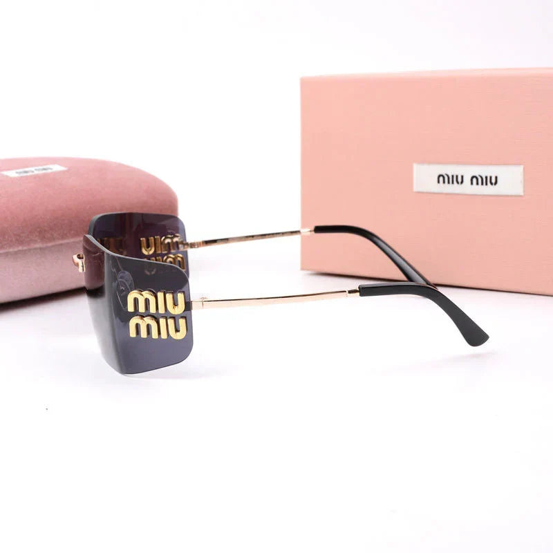Fashionable frameless sunglassess