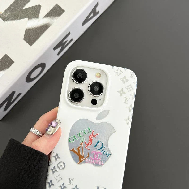 CD GG CC Lou White iPhone Case