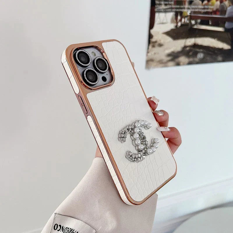 CC Pearl Rose Gold iPhone Case