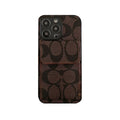 Coach iPhone Case With  Wallet Dark Brown-HP240513
