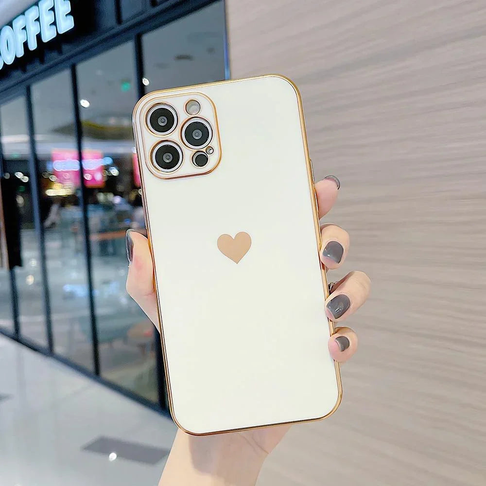 Love Heart Full Cover iPhone Case