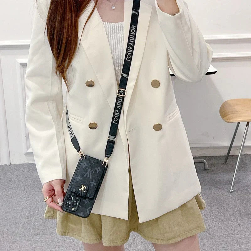 Lou Card Bag Crossbody Color Chain iPhone Case
