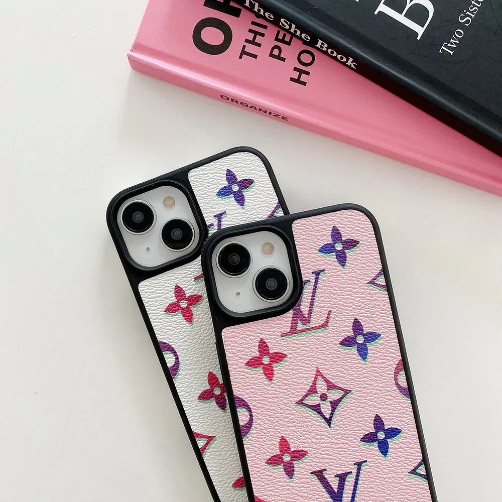 Lou Color Leather iPhone Case
