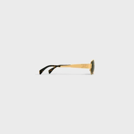 Oval-frametone METAL SUNGLASSESs