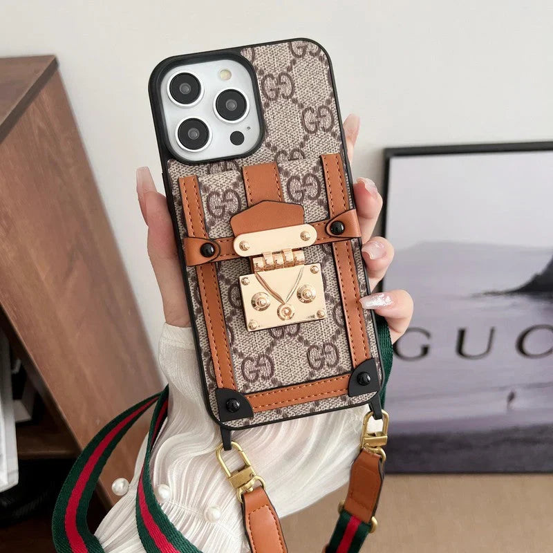 GG Card Bag Chain Classic iPhone Case