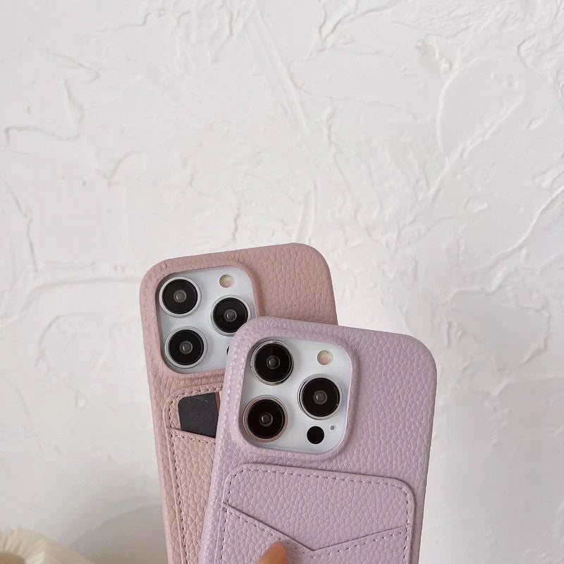 CC Card Bag Color iPhone Case