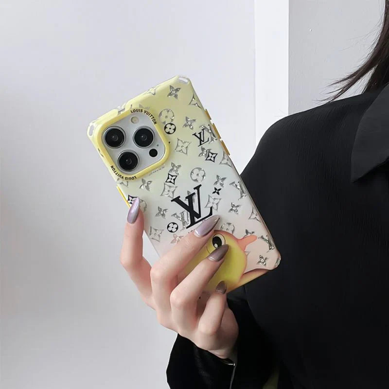 Lou Duck & Rabbit Square iPhone Case