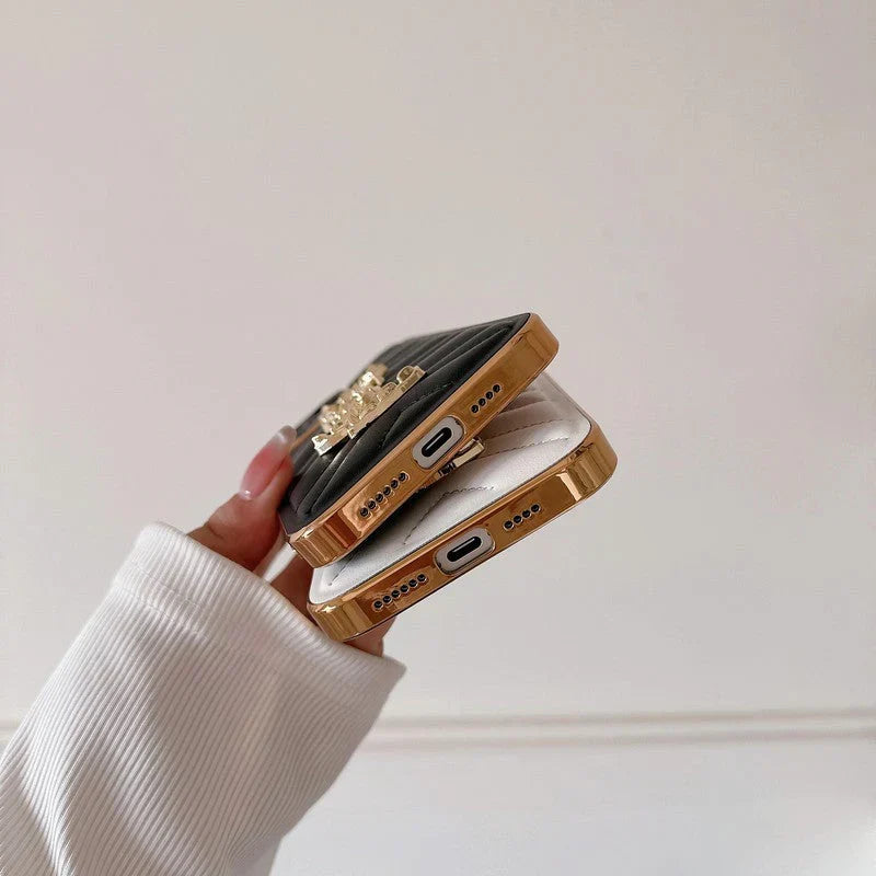Saint Color Leather iPhone Case