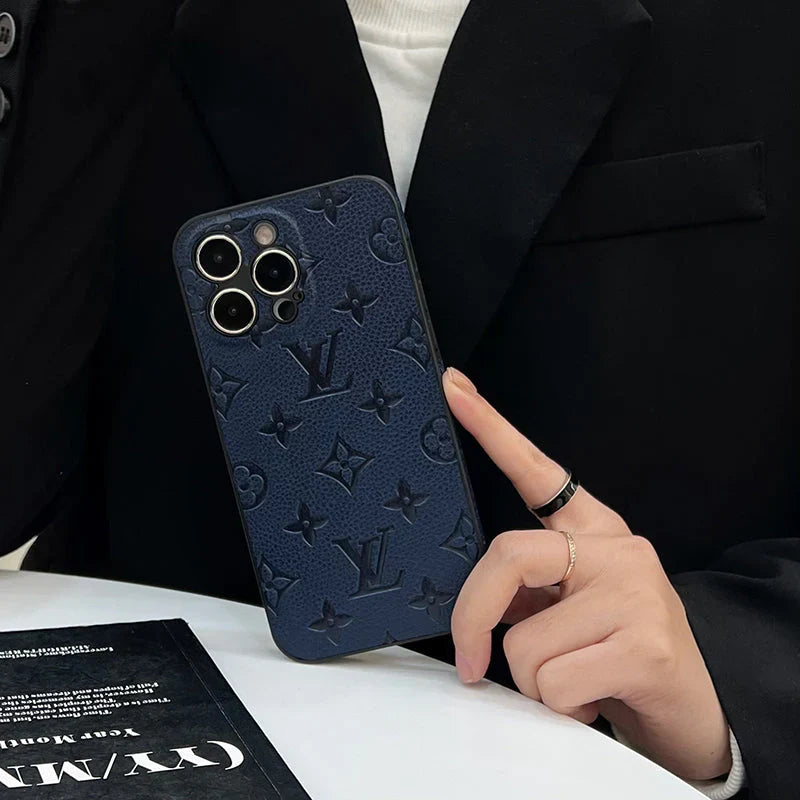 Lou Color Leather iPhone Case