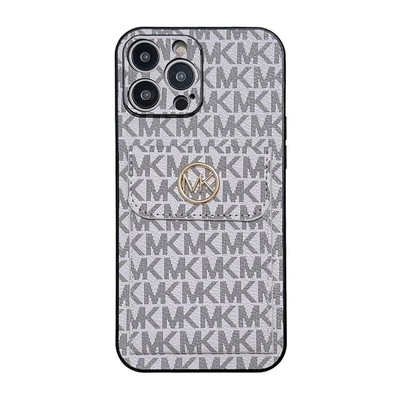 MK Card Bag Gold iPhone Case