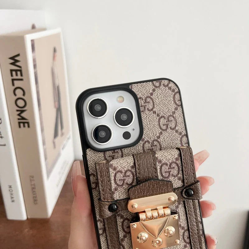GG Card Bag Chain Classic iPhone Case