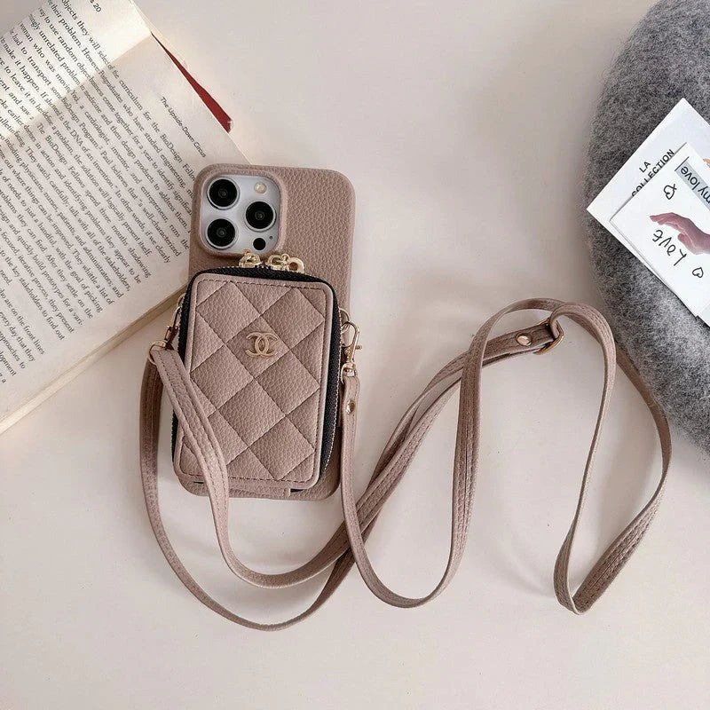 CC Card Bag Colors Chain iPhone Case