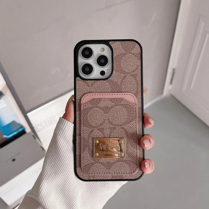 Coa Card Bag Leather iPhone Case