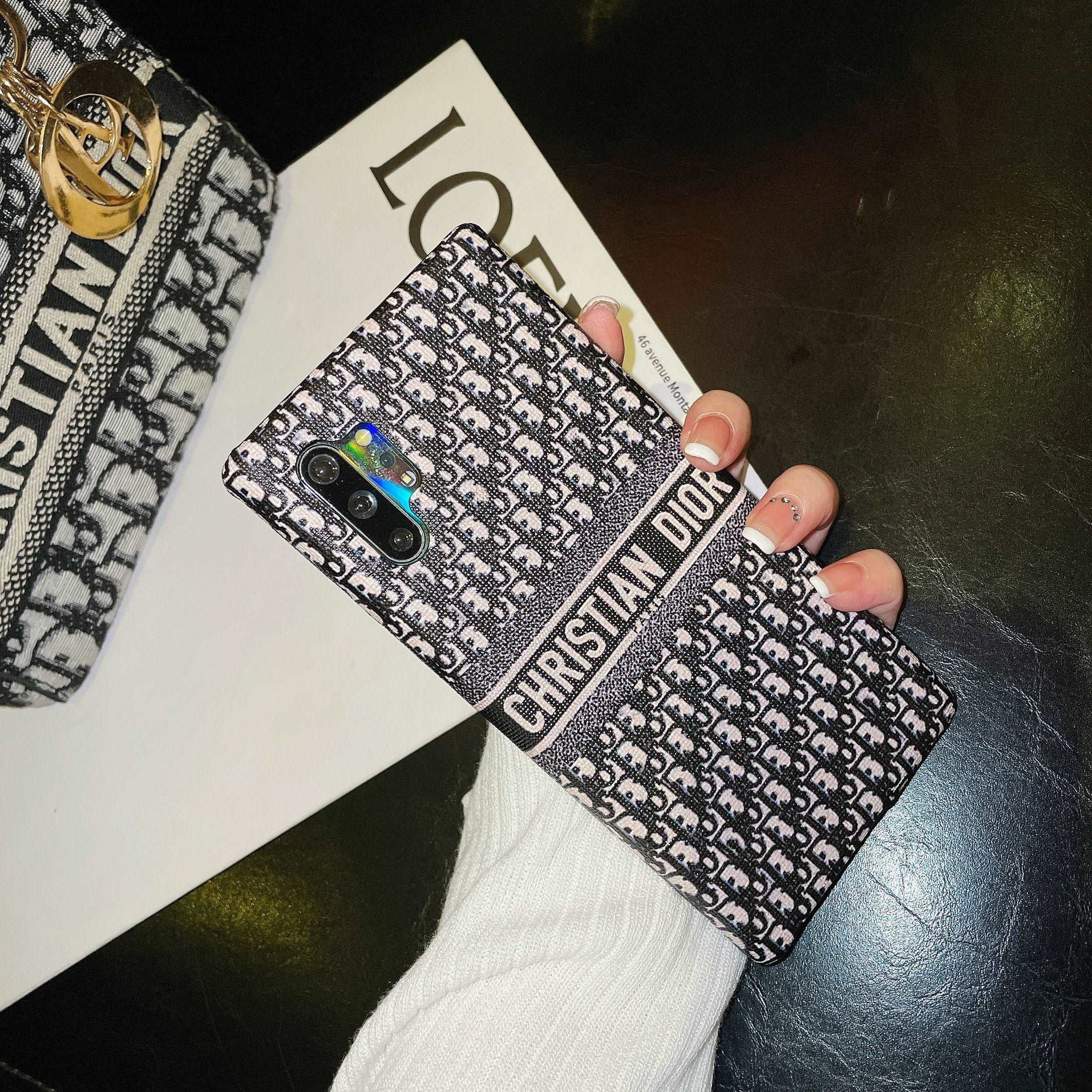 Black Printed Galaxy Case For Samsung