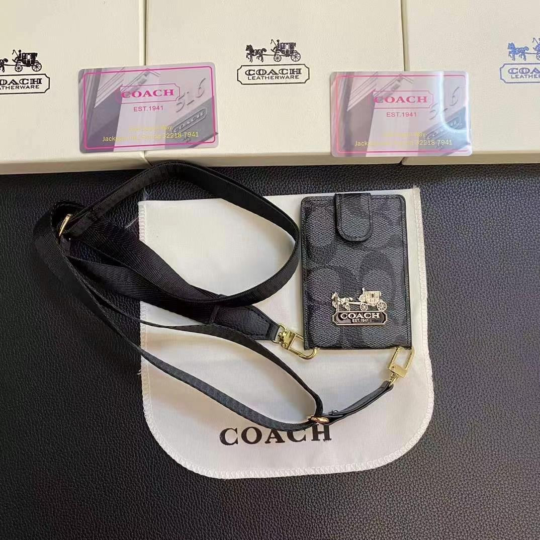 Autumn Card Holder With Strap Coin Holder