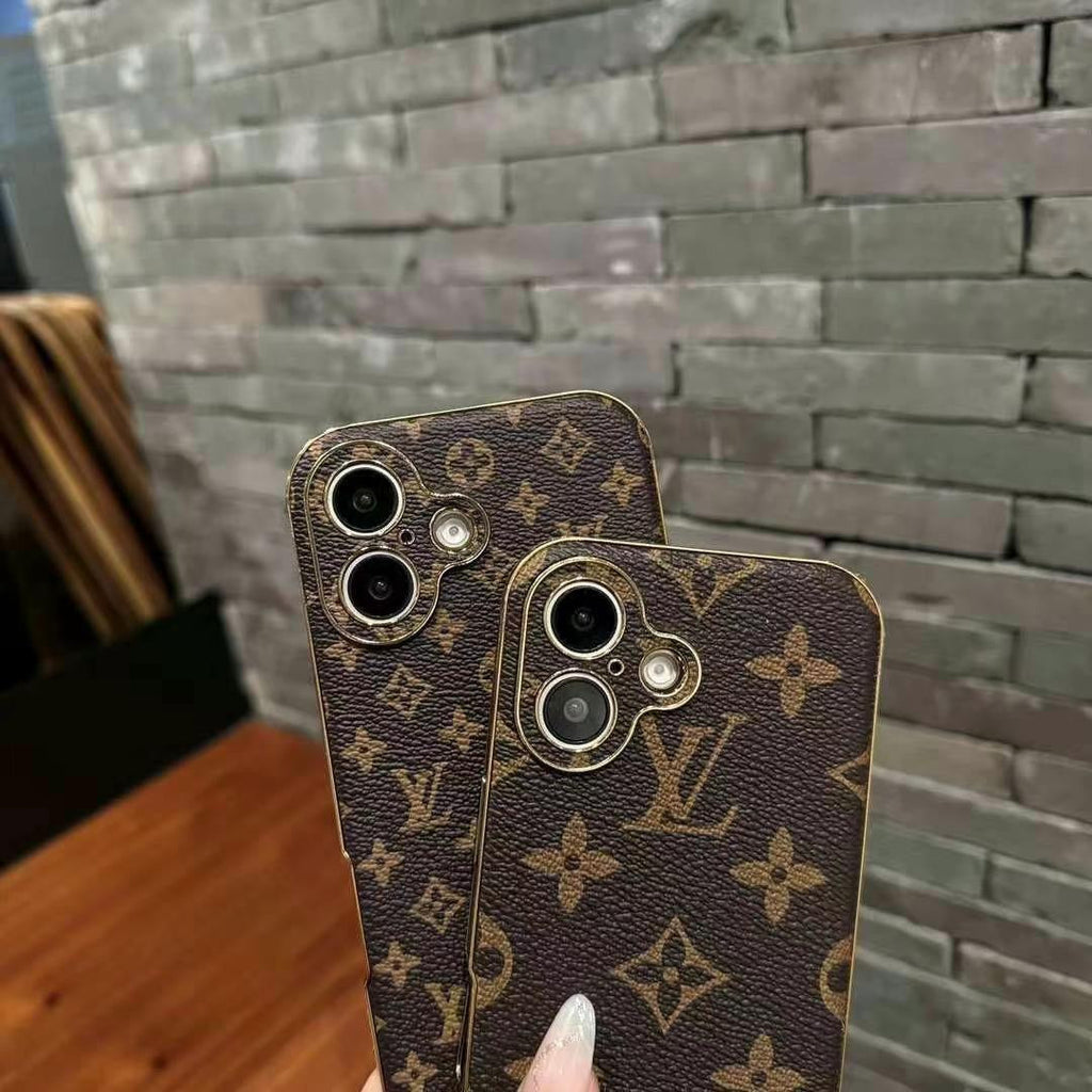 Floral Brown Phone Case For iPhone