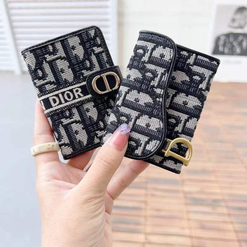 Black Printed Card Holder