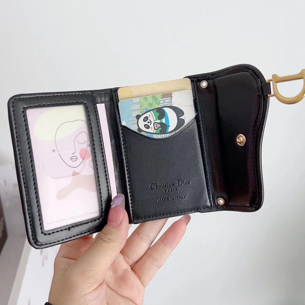 Black Printed Card Holder