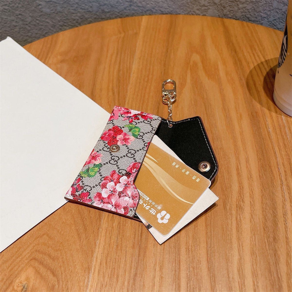 Flower Printed Card Holder