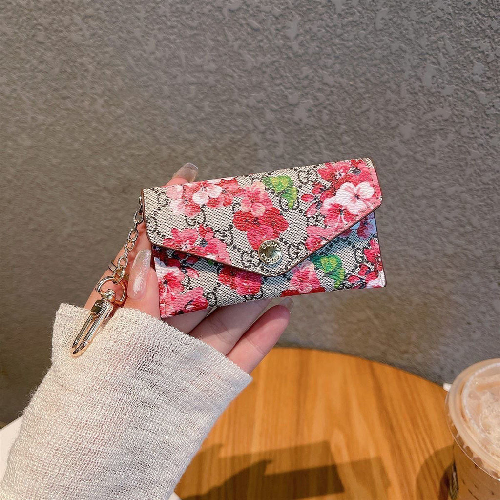 Flower Printed Card Holder