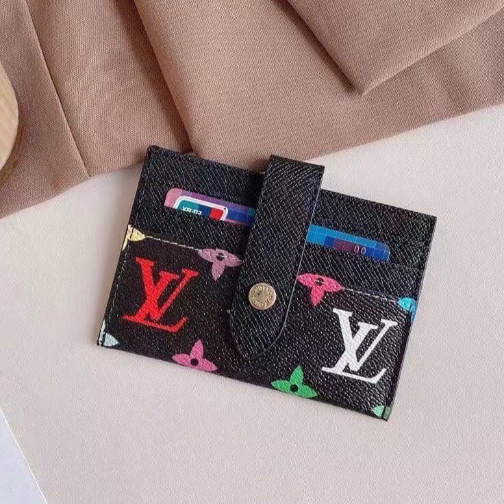 Colorful Rose Card Holder