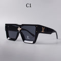 2024 new square frame unisex sunglasses 1486s