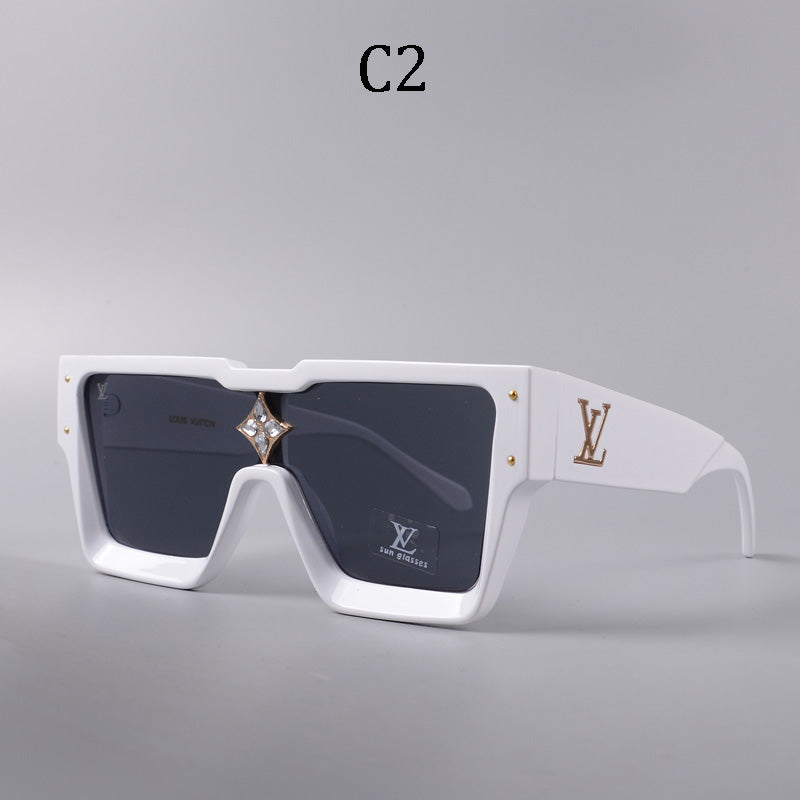 2024 new square frame unisex sunglasses 1486s