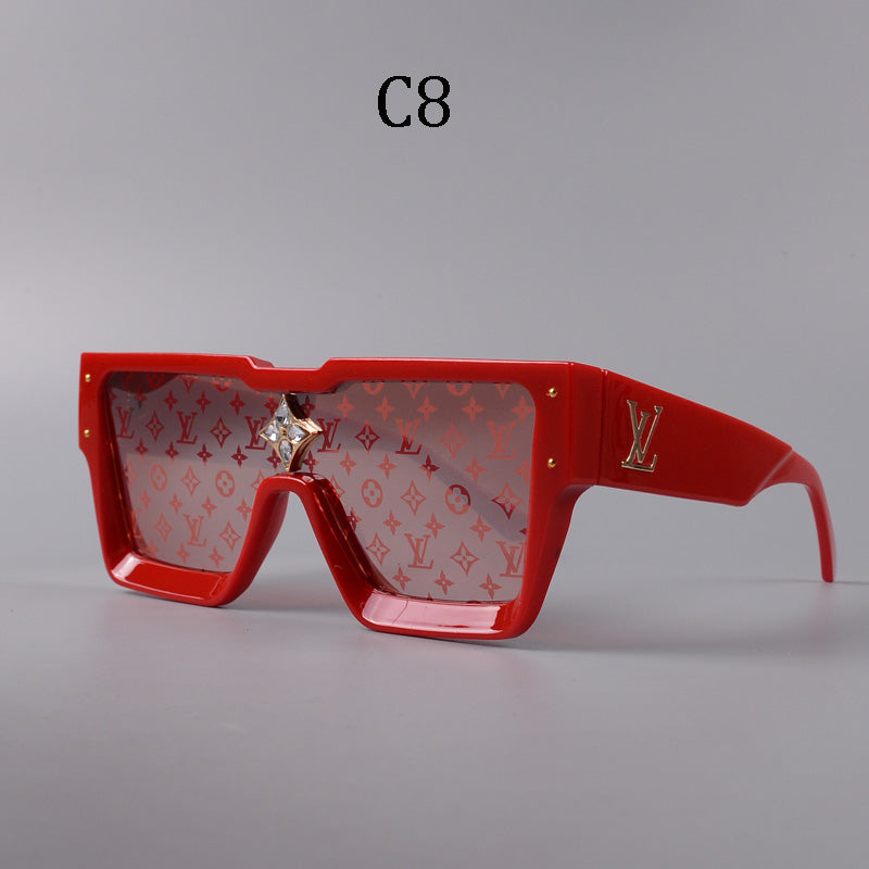 2024 new square frame unisex sunglasses 1486s