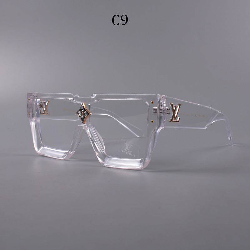 2024 new square frame unisex sunglasses 1486s